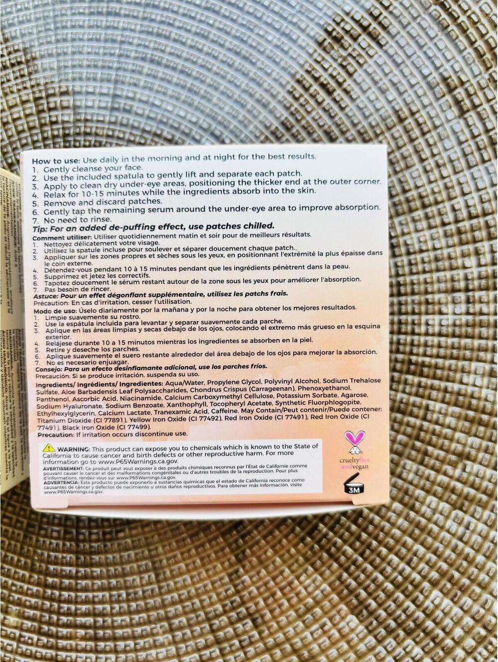 LaSplash Jelly Eye Mask Collection Caffeine De-Puffing & Vitamin C eye masks - Picture 6 of 6
